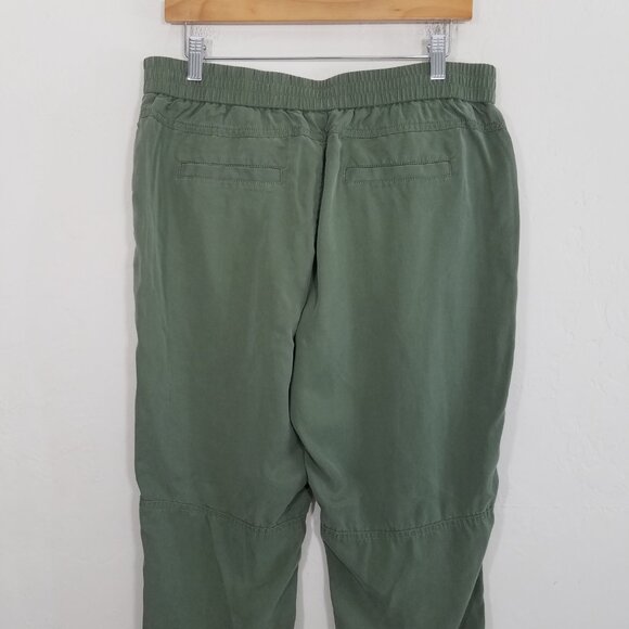 Banana Republic Pull-On Olive Green Pants Size 12 - Picture 4 of 6